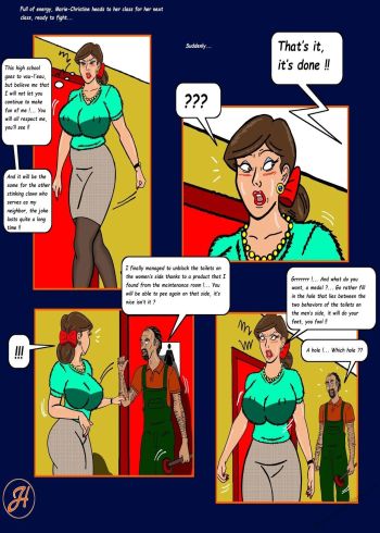 Cover of Perverted Wife 9 - The Secret Of The Toilet For Teachers